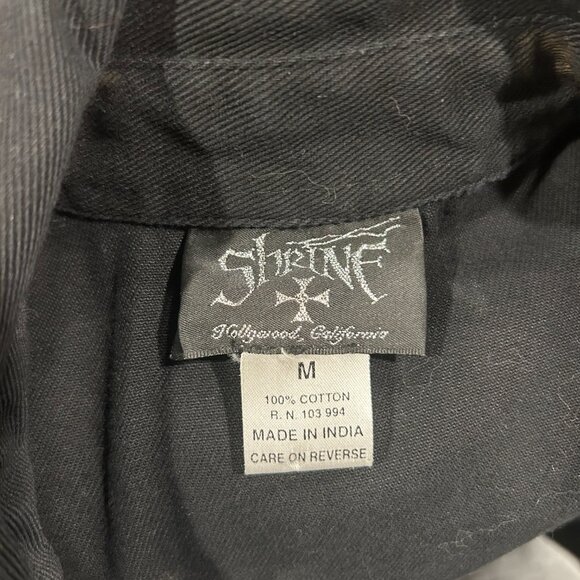 Gothic Punk bondage Shrine Vest with zippers Size M - Picture 4 of 7